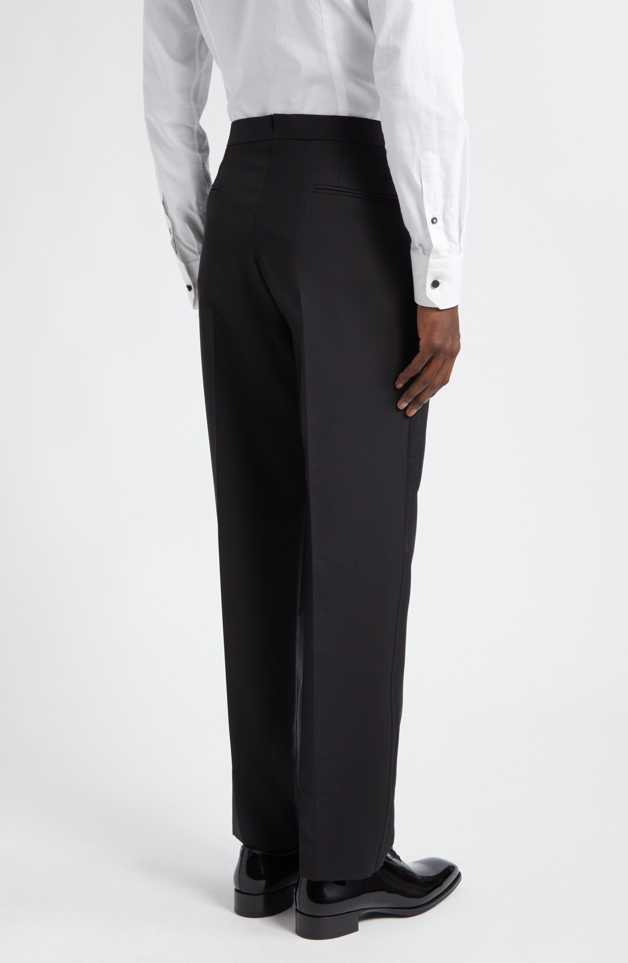 Wool & Mohair Tuxedo Trousers - 2
