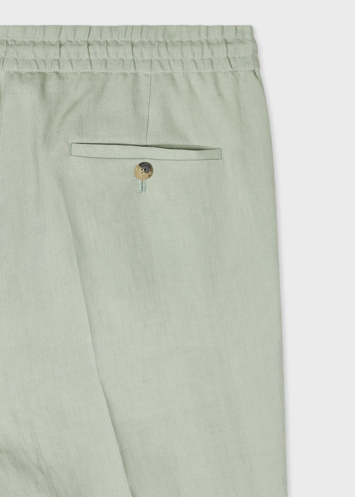 Light Green Linen Suit - 5