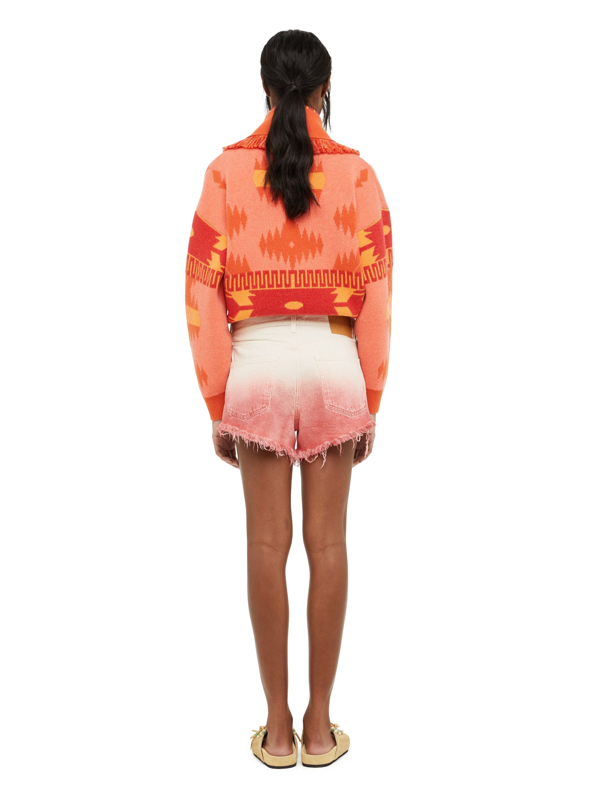 Bright Hues Denim Shorts - 6