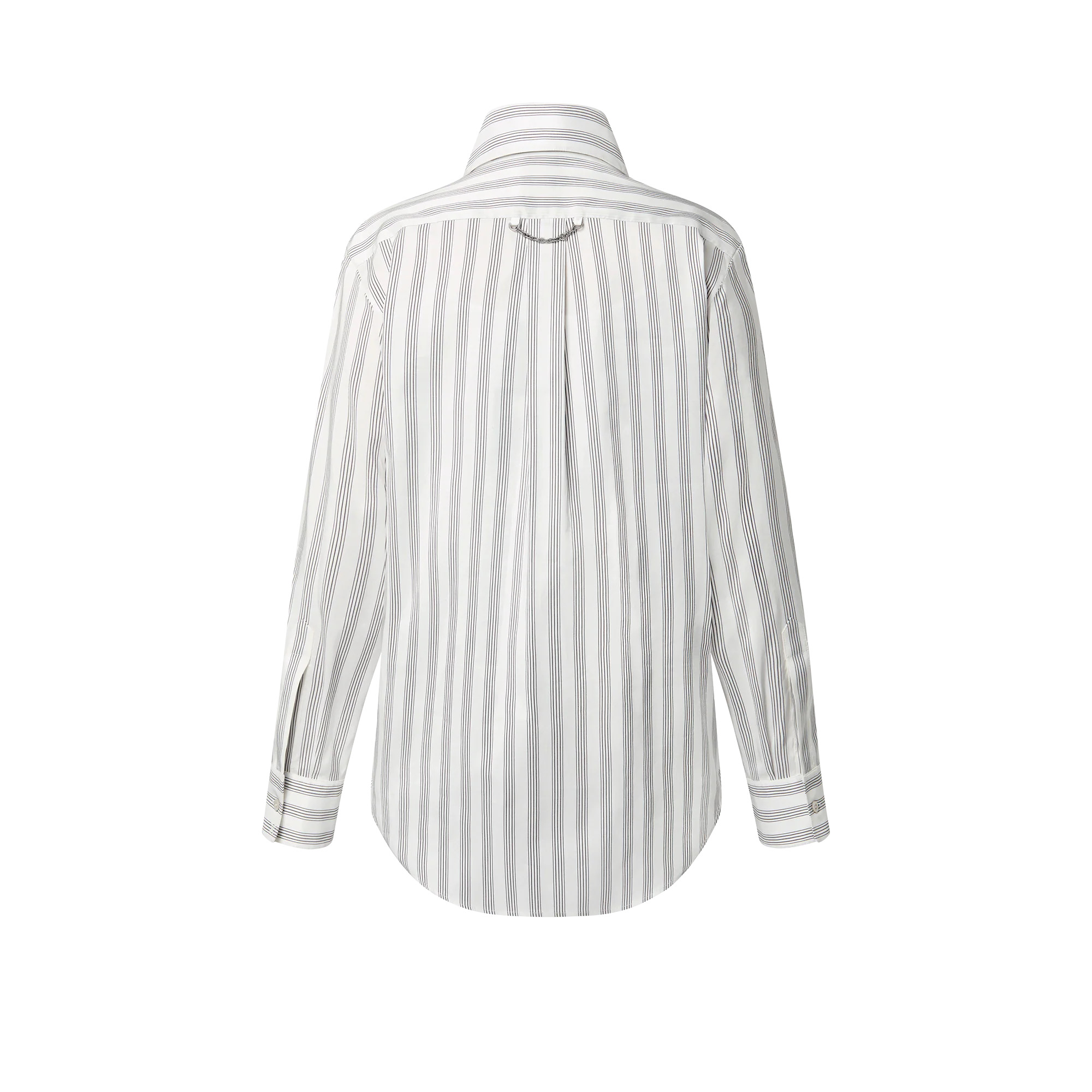 Striped Bib Shirt - 3