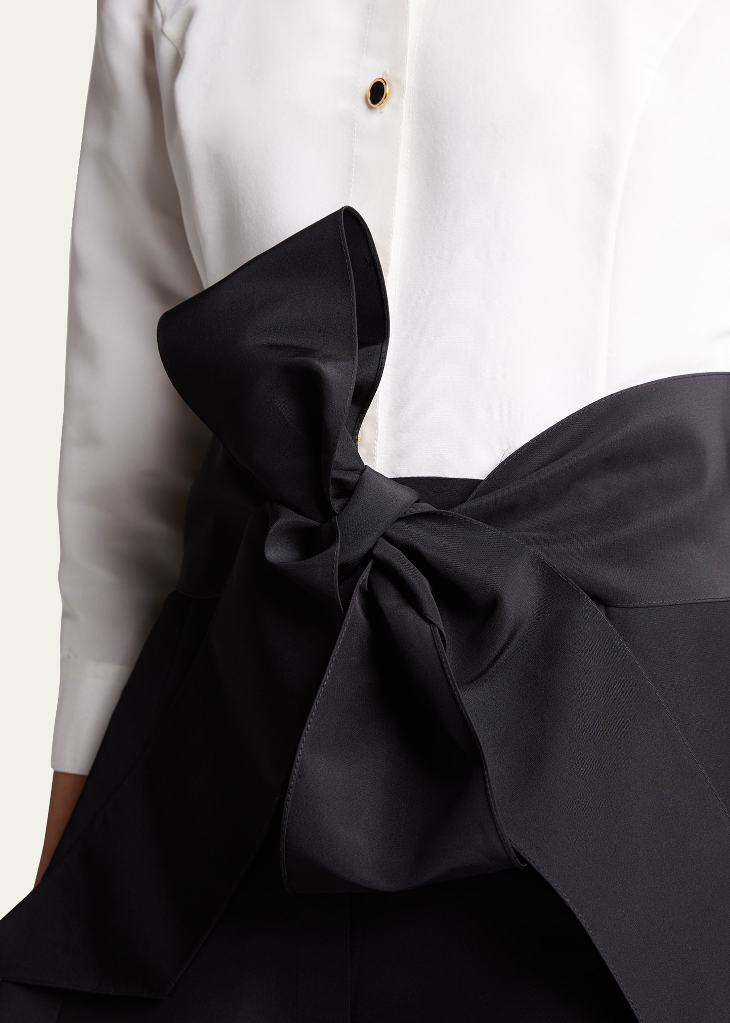 Icon Two-Tone Trench Gown - 5