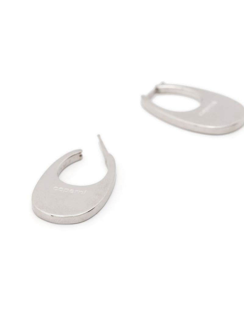 Medium Swipe logo earrings - 3