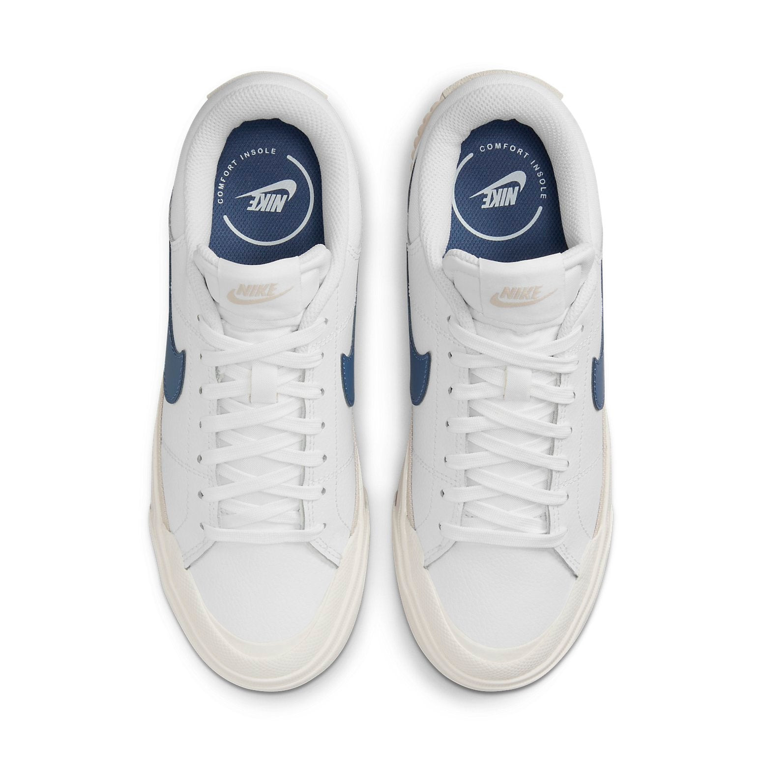 (WMNS) Nike Court Legacy 'White Diffused Blue' DM7590-104 - 4