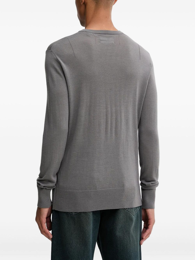 Mode logo-detail pullover 3