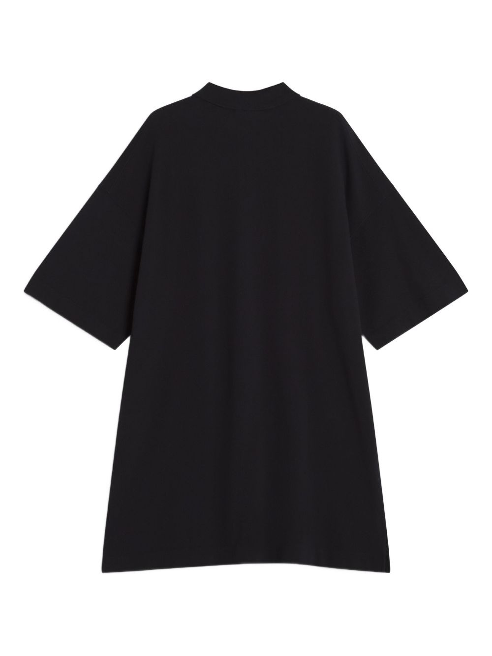 polo-neck cotton mini dress - 5