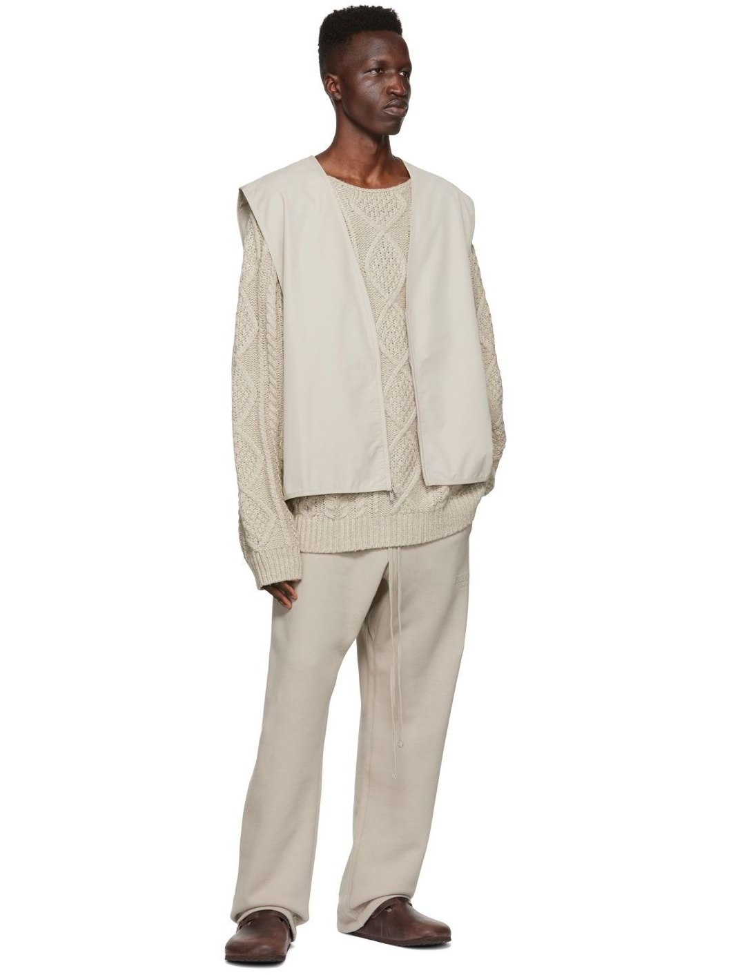 ESSENTIALS Gray Relaxed Lounge Pants, ssense