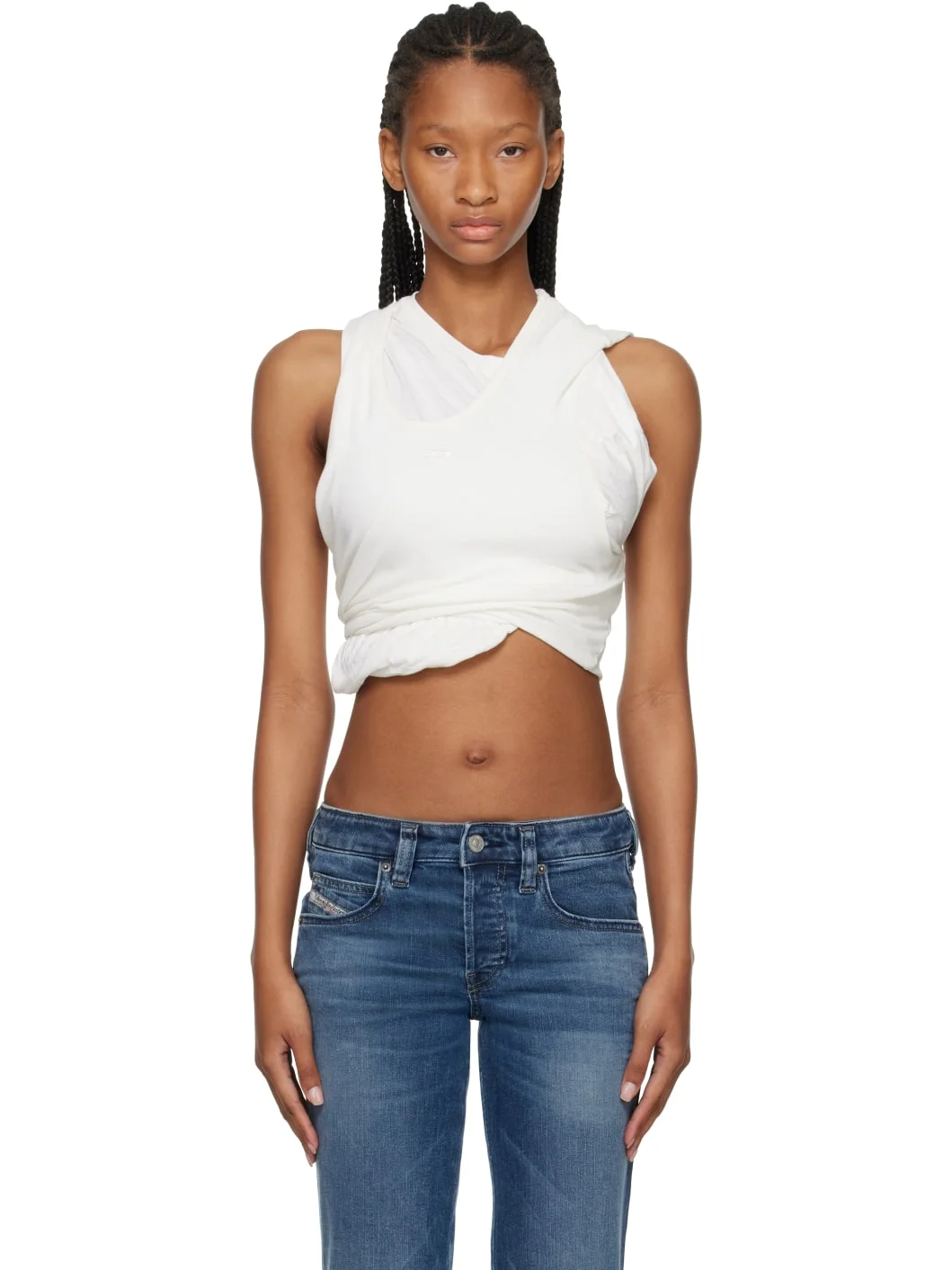 Off-White Rucked-Up Tank Top - 1