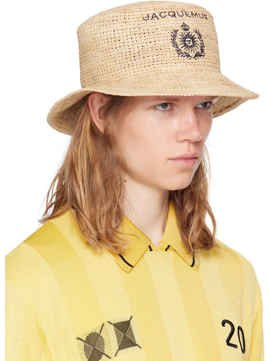 Beige 'Le bob Pesco' Bucket Hat - 2