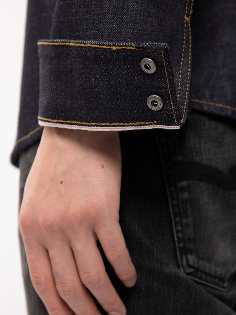 Nudie Jeans Jonas Denim Shirt Dry Ace Selvage | REVERSIBLE