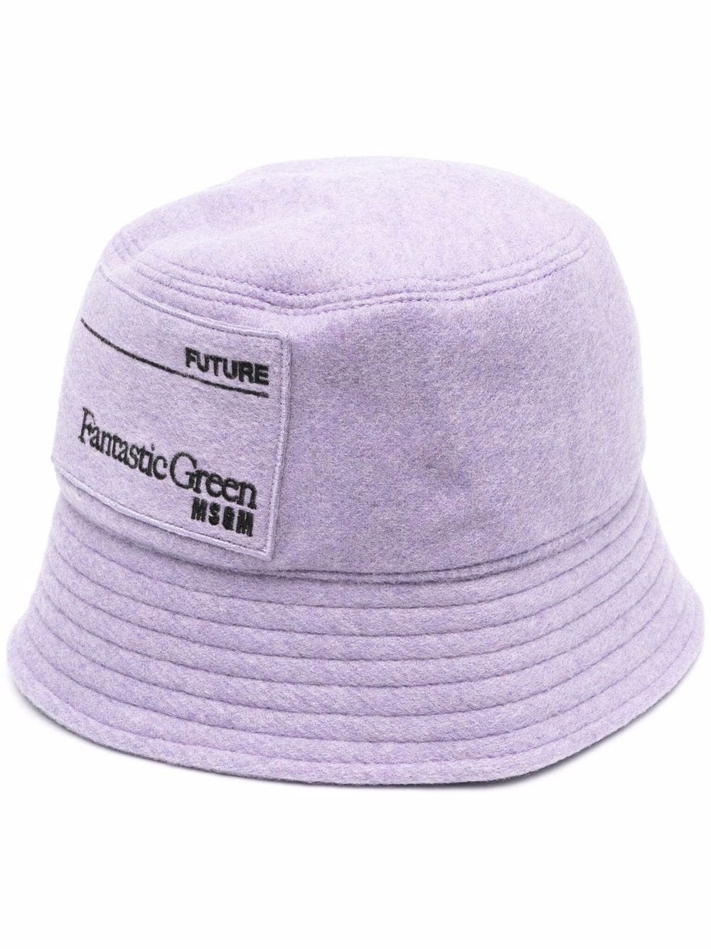 logo-print bucket hat - 1