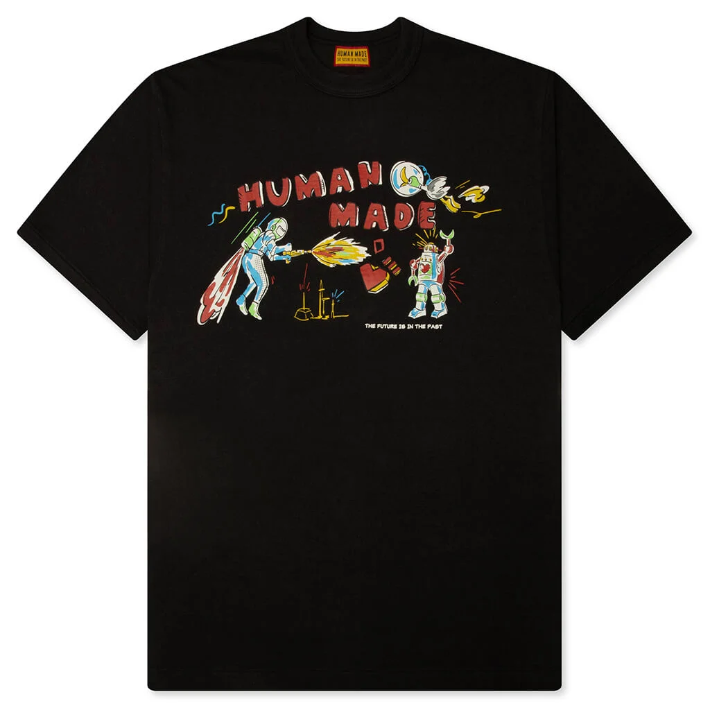 GRAPHIC T-SHIRT #22 - BLACK - 1