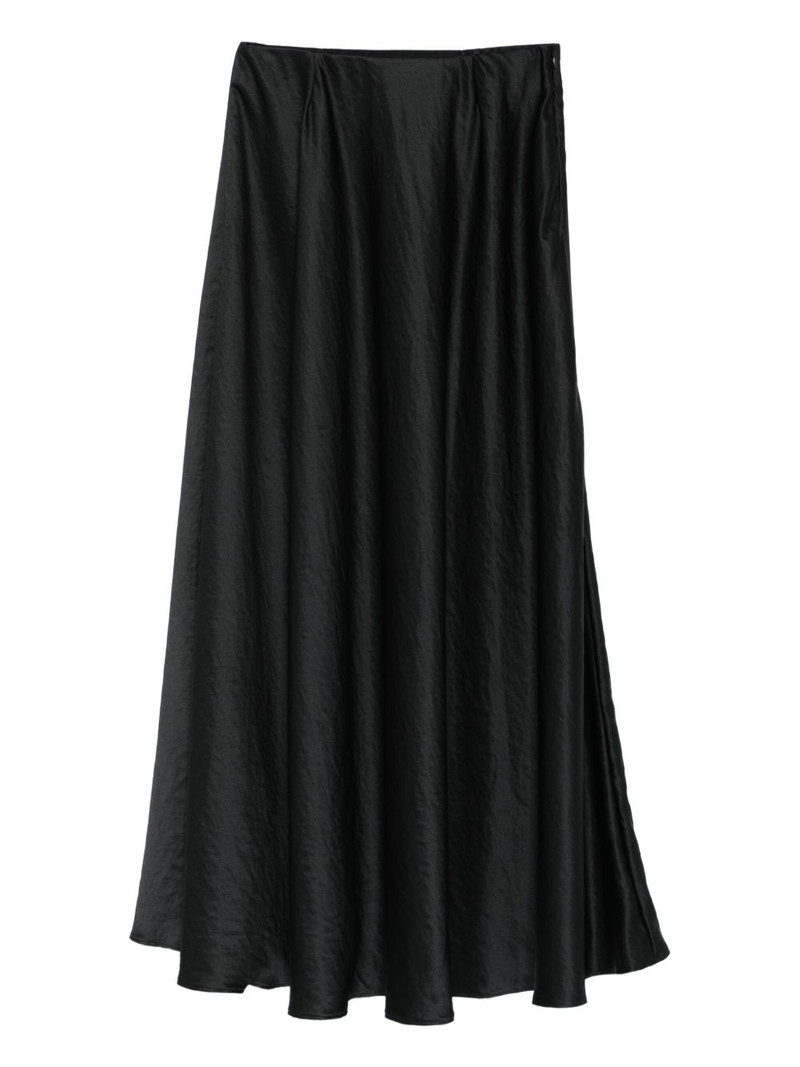 textured satin skirt 1