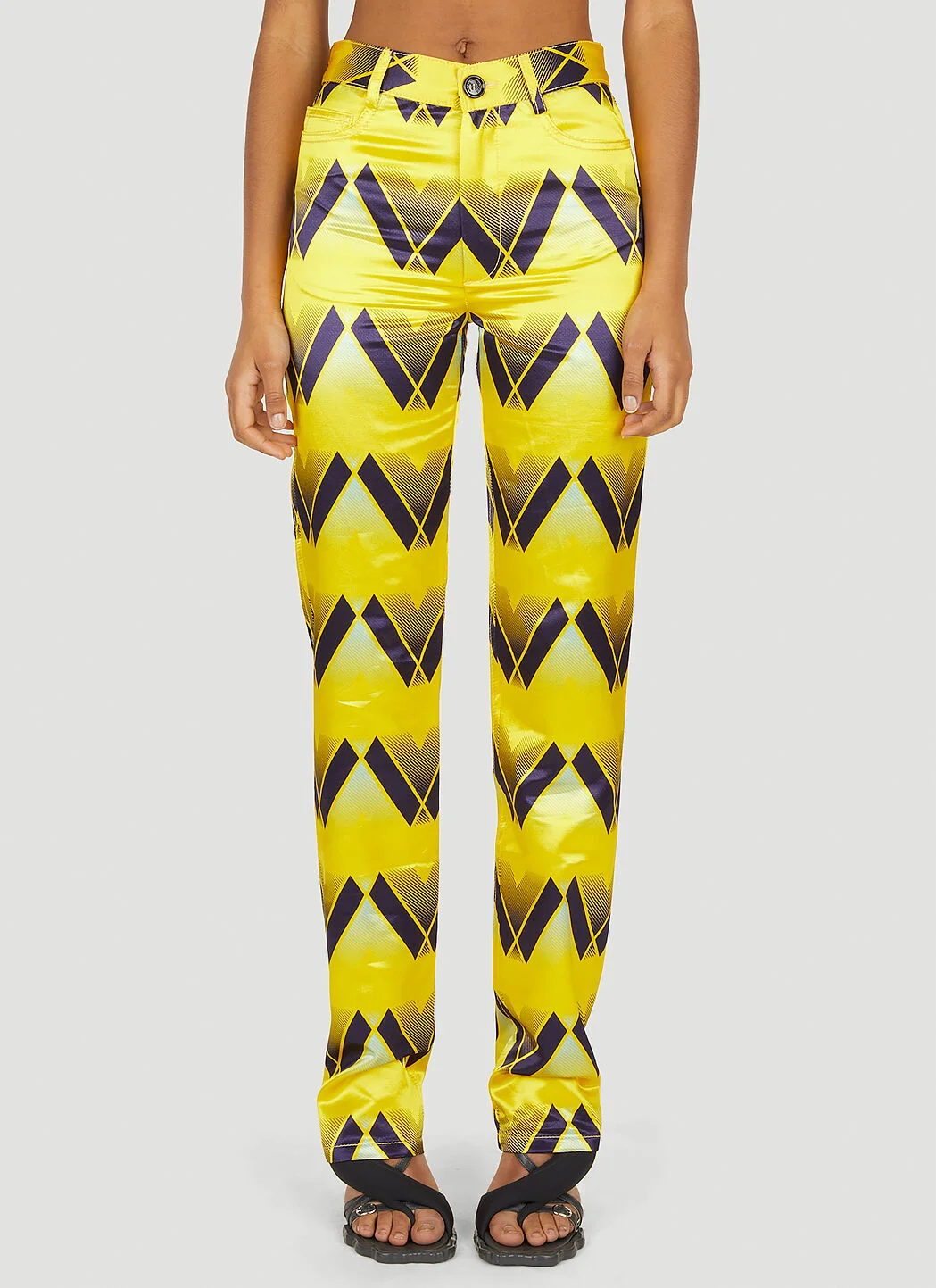 Graphic Print Pants - 1