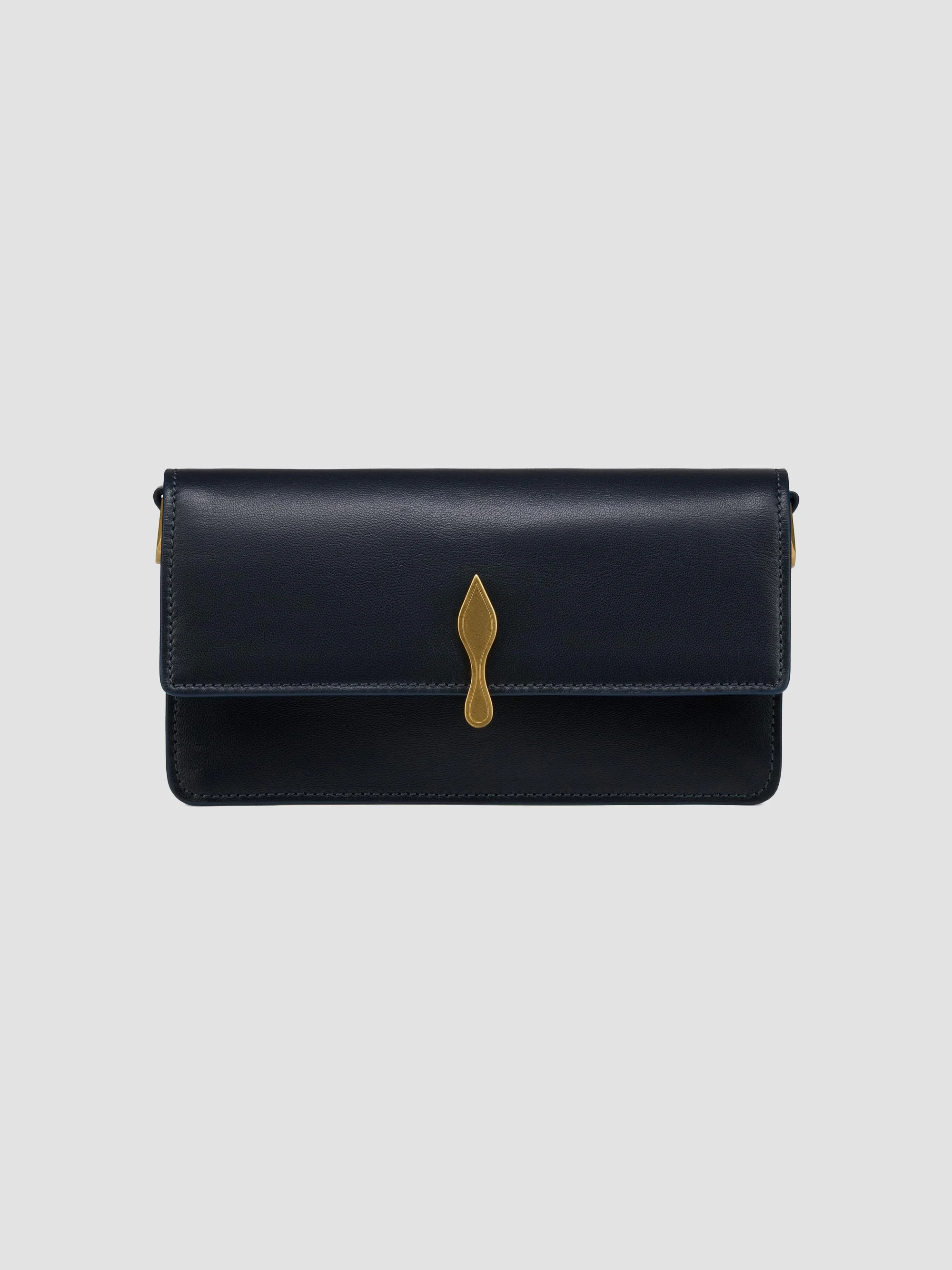Women's Bettina Mini Leather Crossbody Bag - Marine - 1