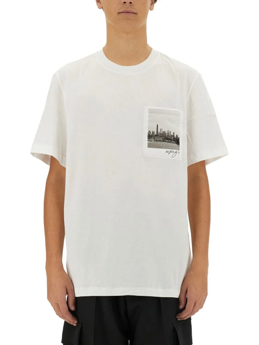 Helmut Lang T-Shirt Postcard Skyline - 1