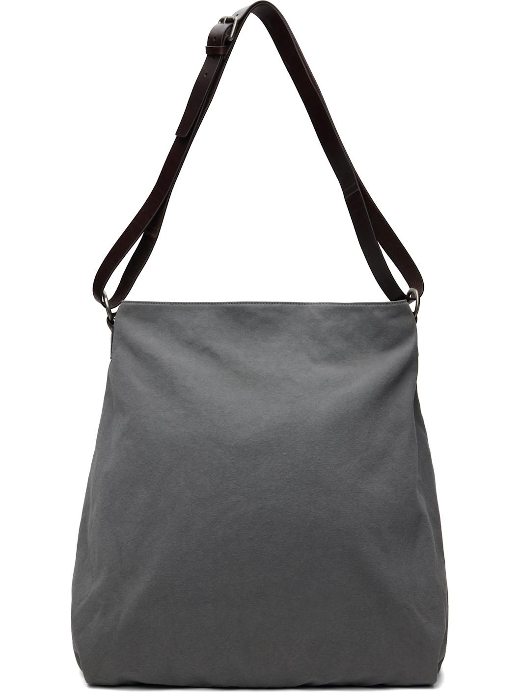 Gray Large Canvas Bag - 1