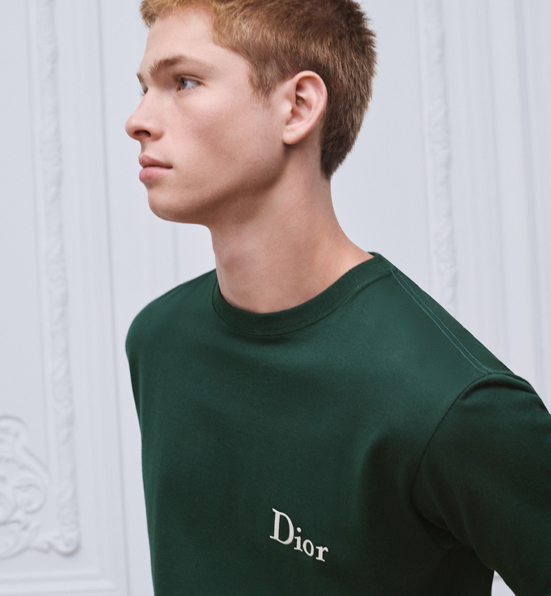 Dior T-Shirt with Dior Embroidery, Relaxed Fit outlook
