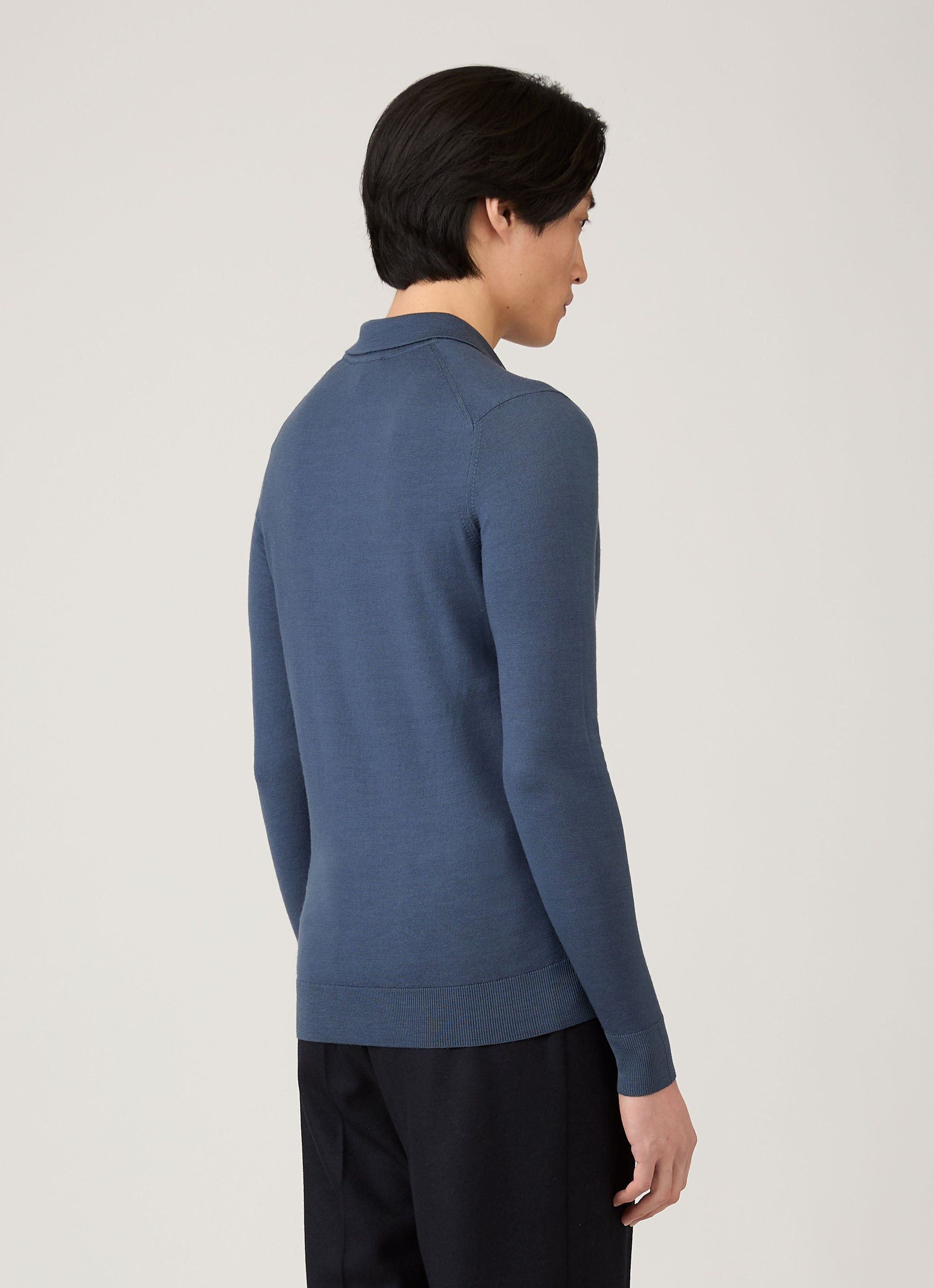 Extra‑Fine Merino Polo Shirt - 5
