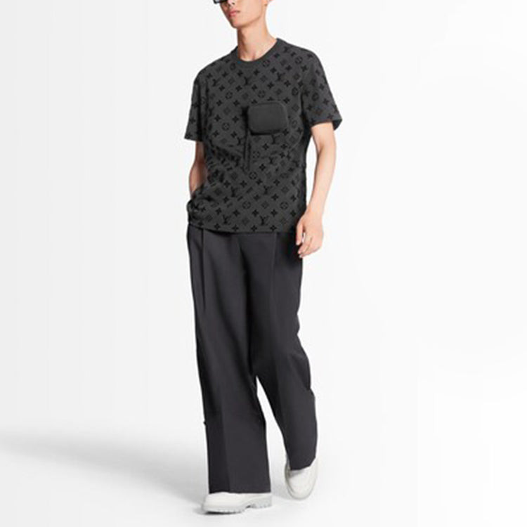 LOUIS VUITTON LV SS20 Monogram Velcro For Men Grey 1A7QDQ - 4