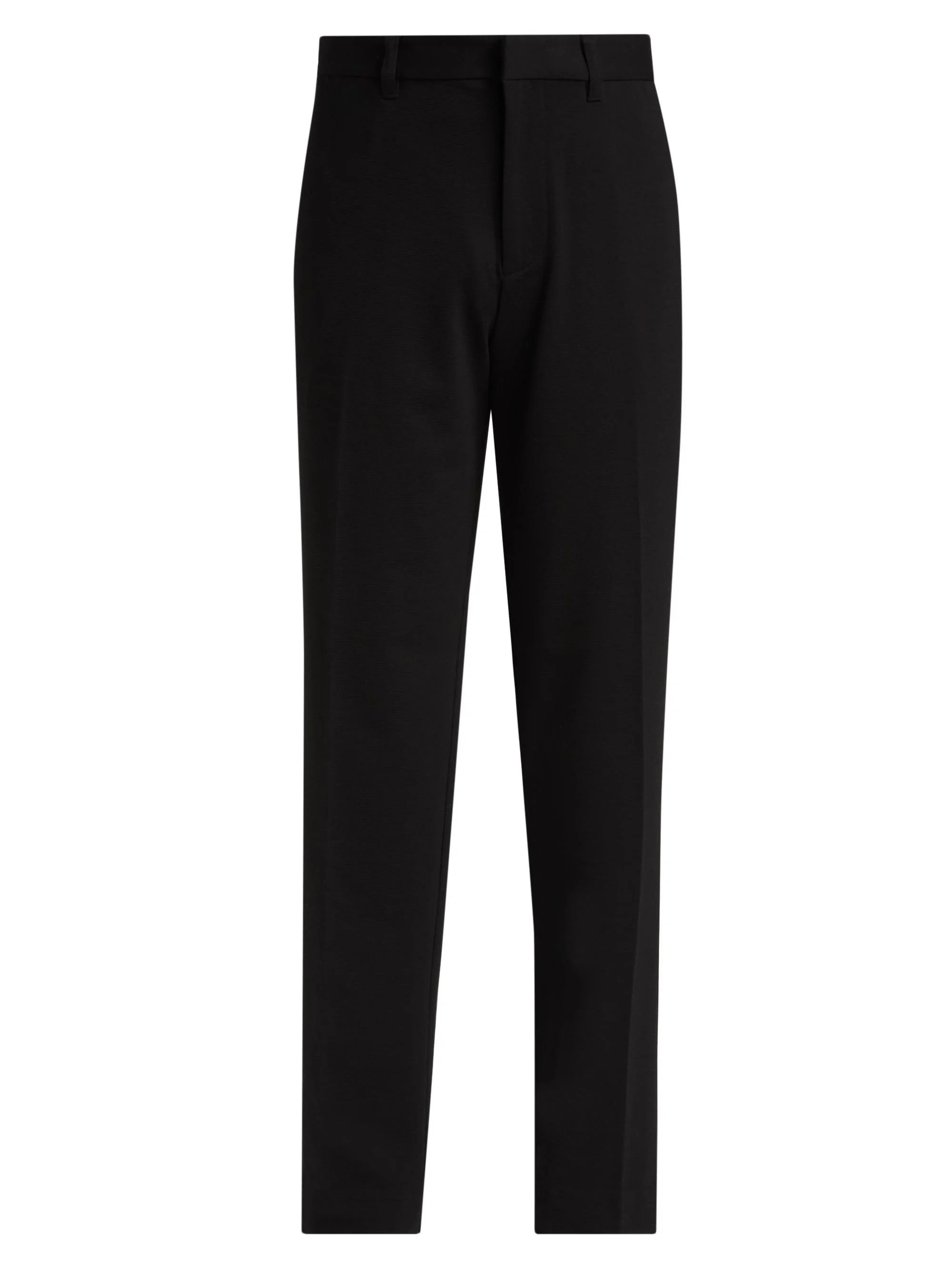 Men's Horizontal Texture Trousers - Black Beauty - 1
