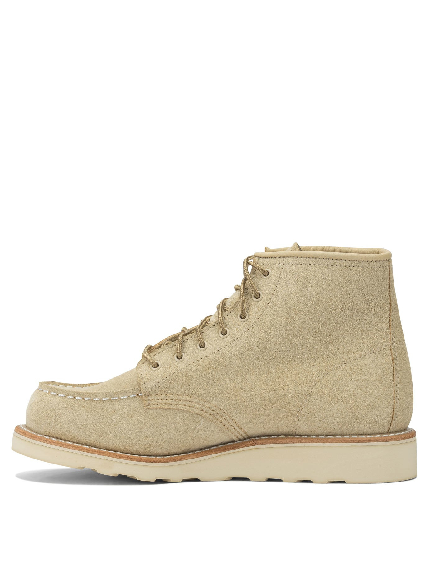 Red Wing Shoes - Red Wing Shoes "6'' Moc Toe 3328 Cream Abilen" Lace-up Ankle Boots - 3