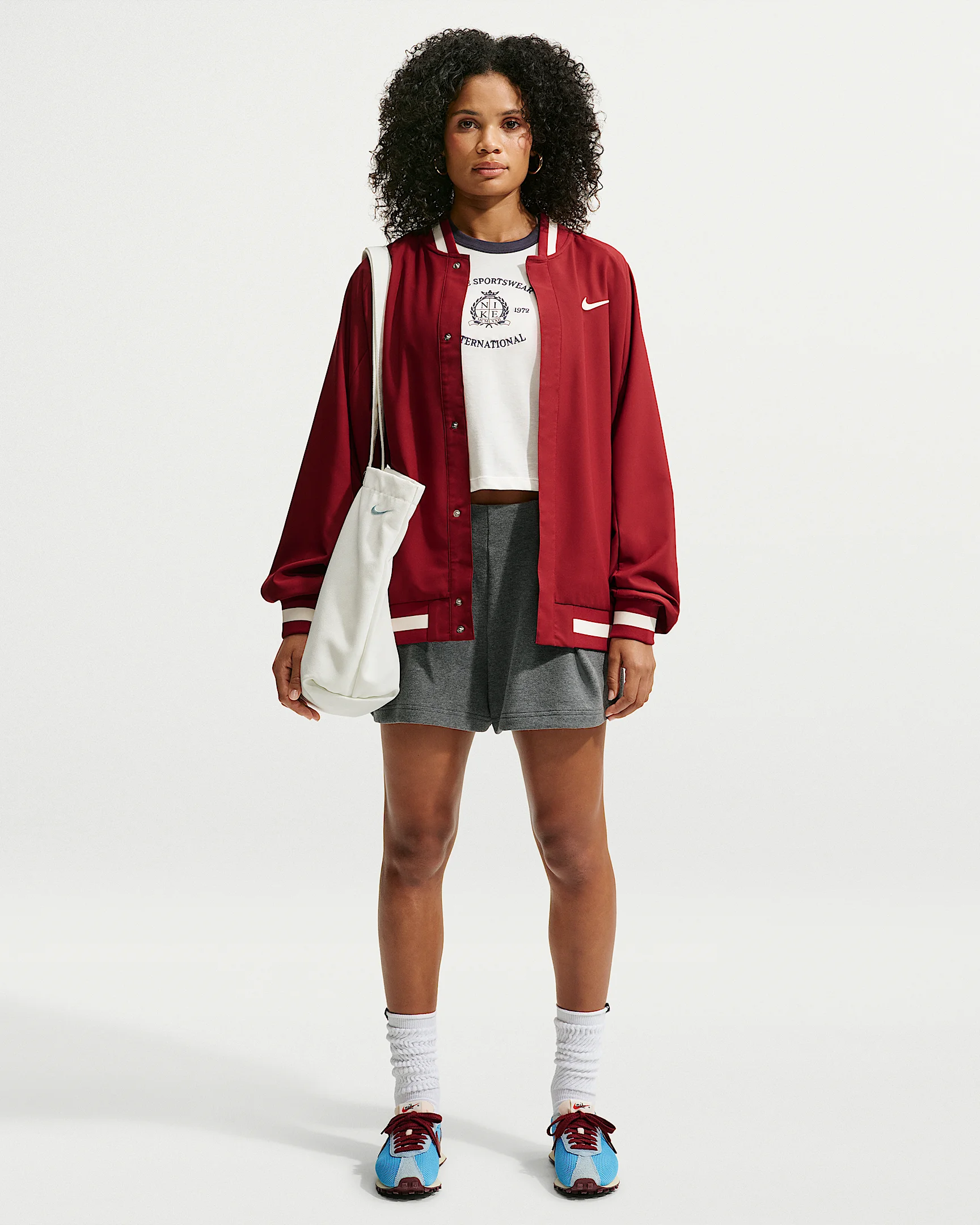Nike Studio Fleece Lightweight Women's High-Waisted Loose Pleated Shorts - 1