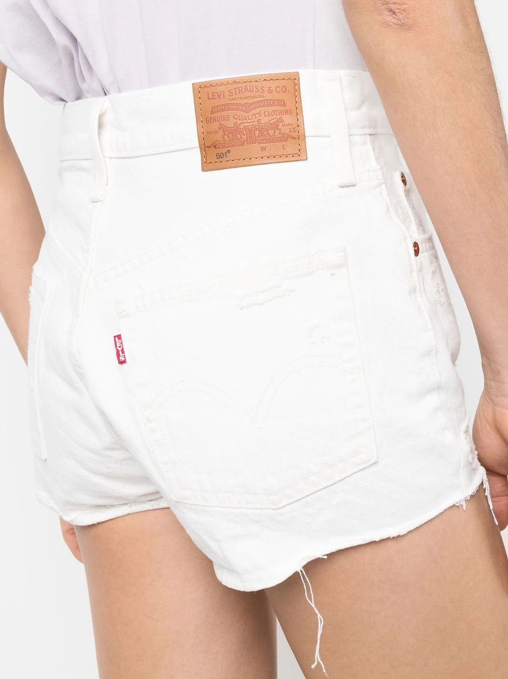 501 denim shorts - 5