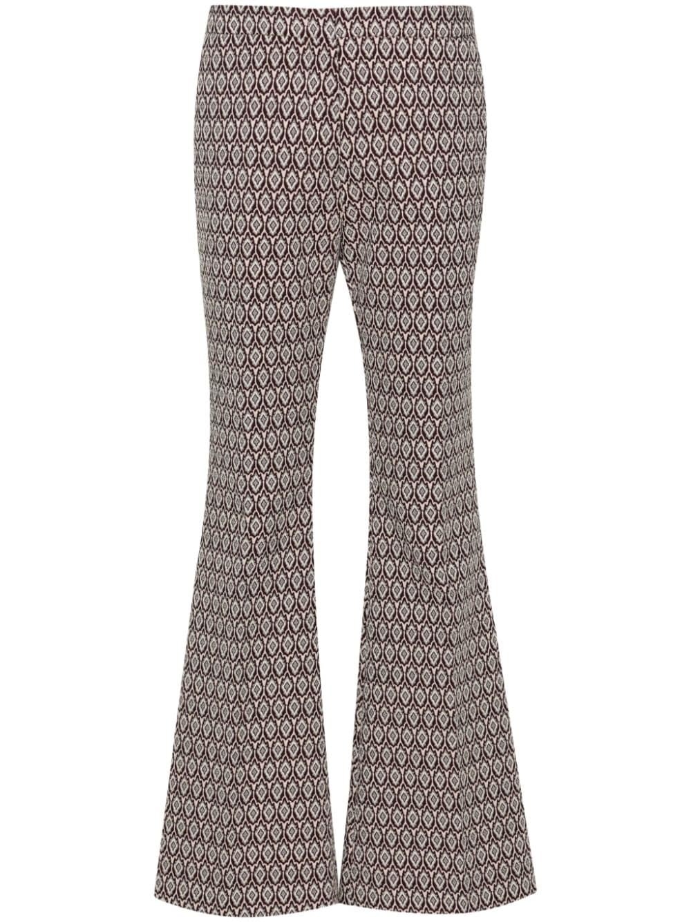 jacquard trousers - 1
