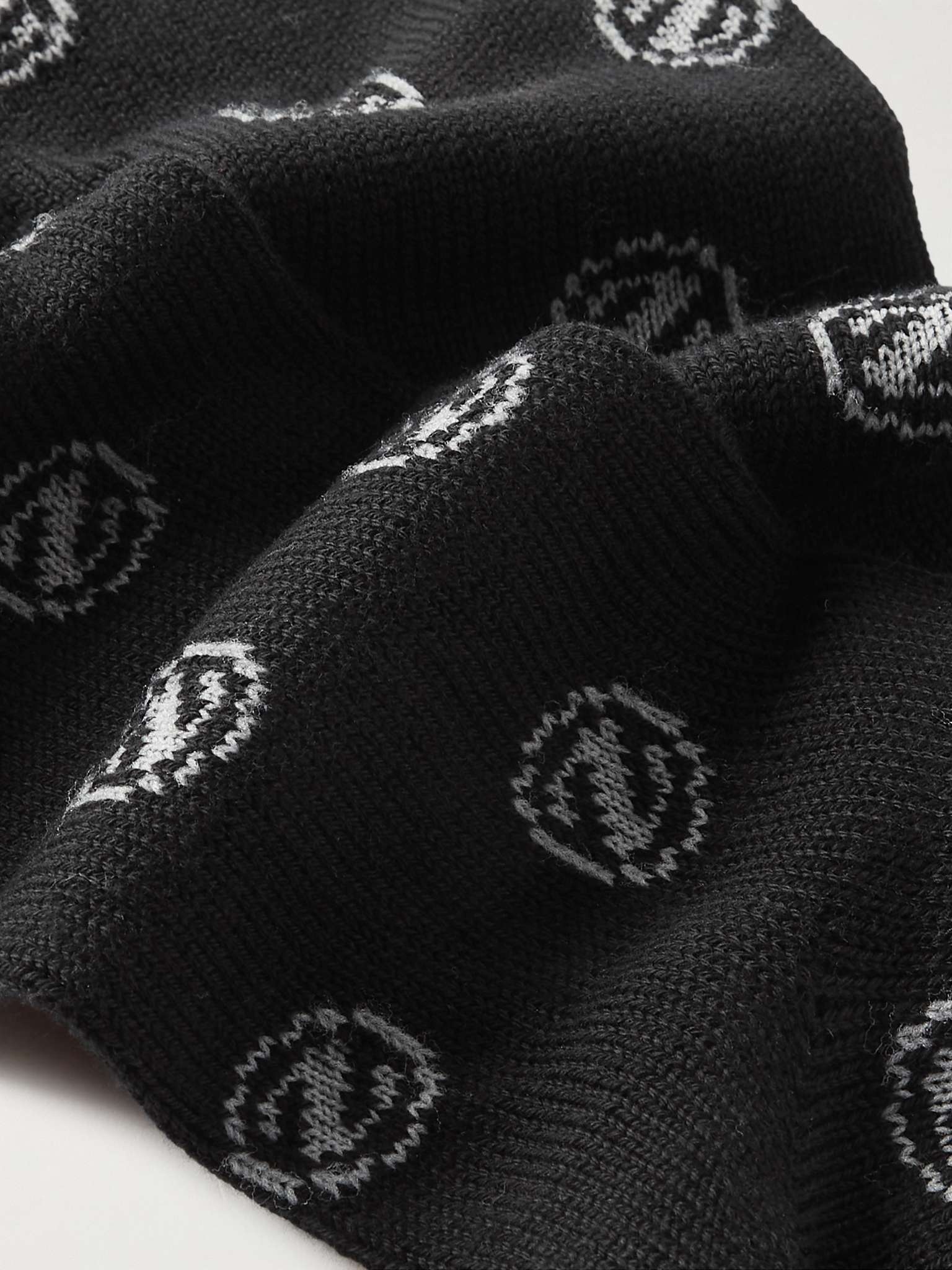 Logo-Jacquard Cotton-Blend Socks - 2