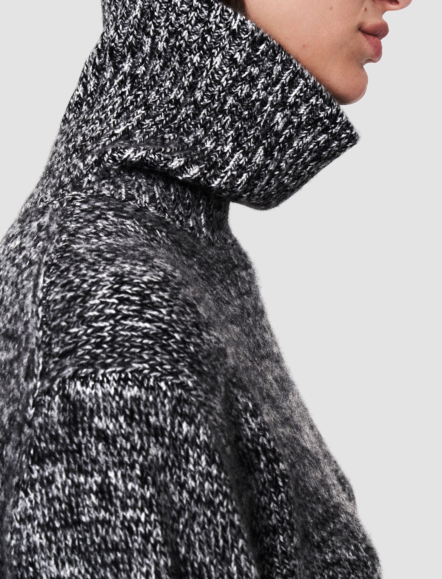 Luxe Cashmere High Neck Jumper - 5