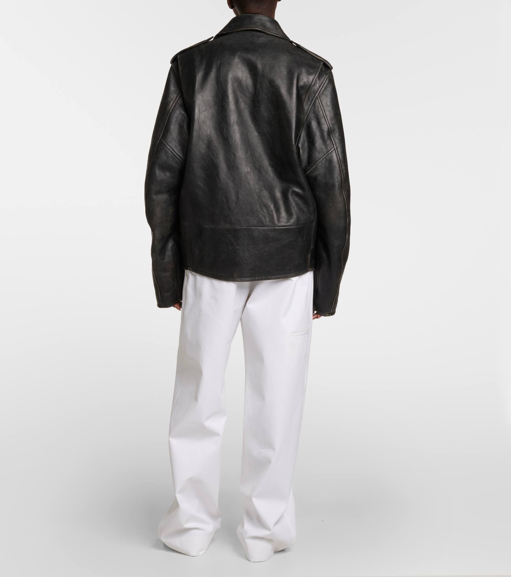 Catilina leather biker jacket - 3