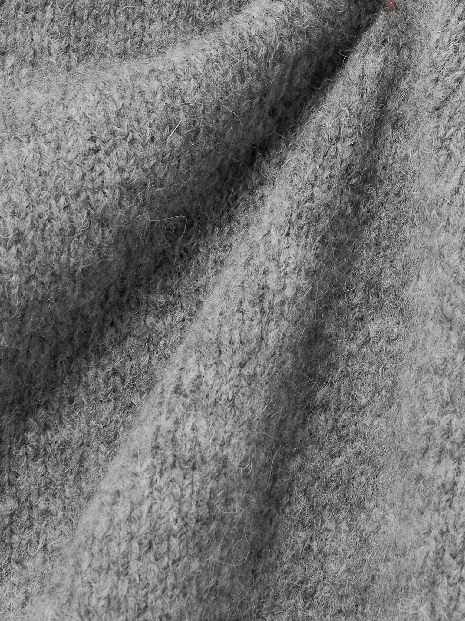 Alpaca-blend sweater Gray - 5