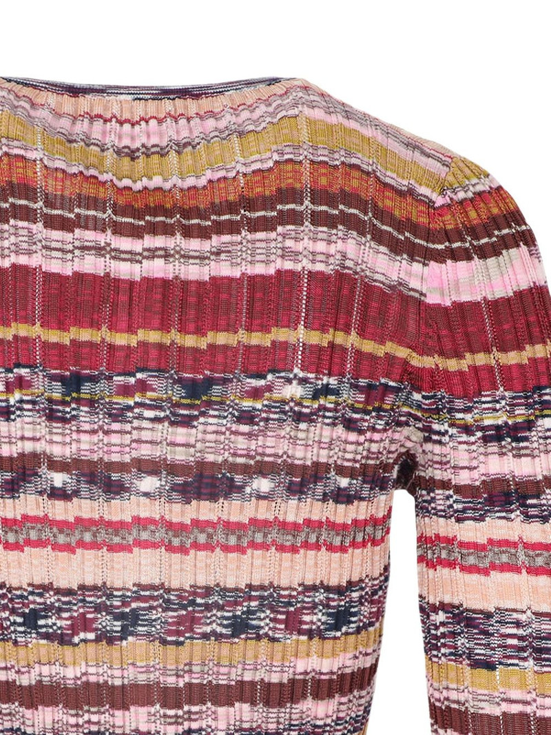 ULLA JOHNSON ribbed striped cardigan outlook