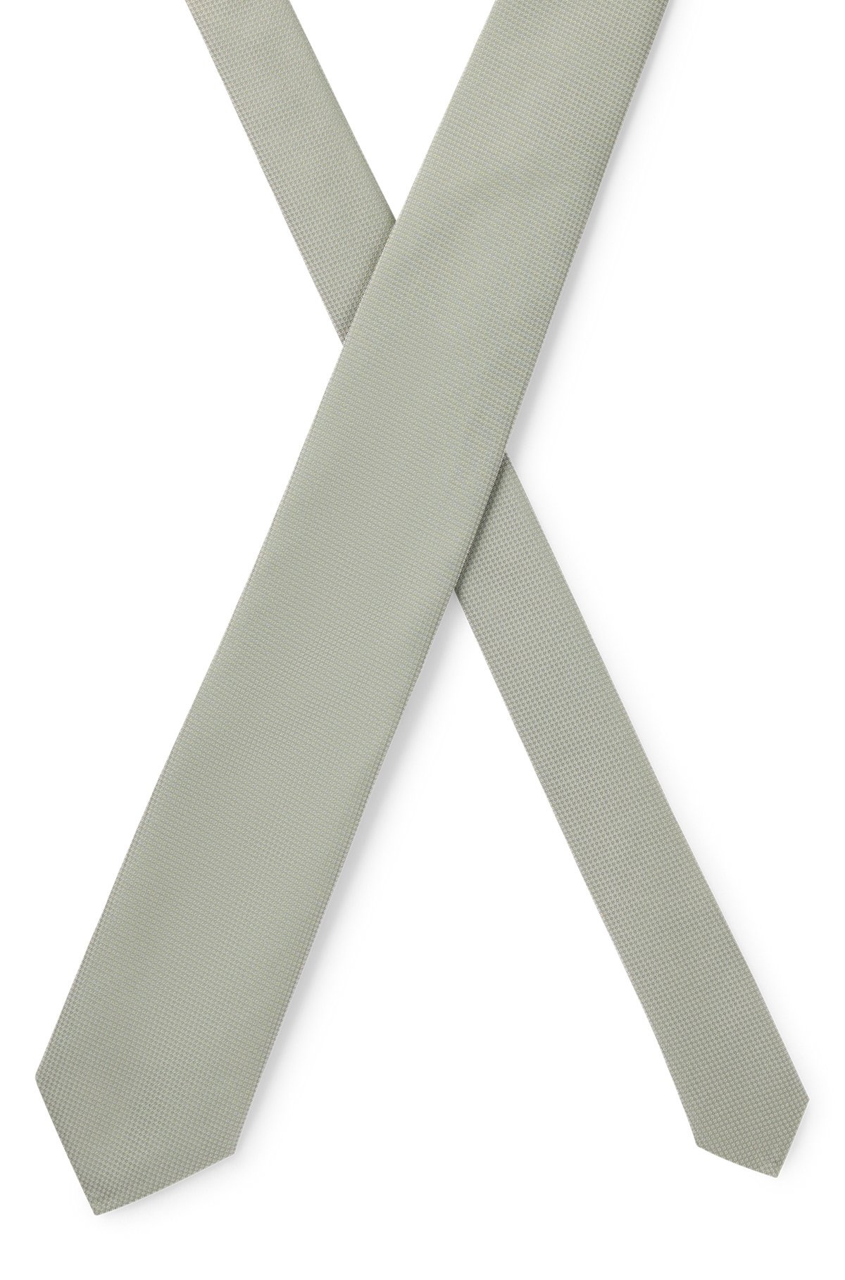 MICRO-PATTERN JACQUARD TIE WITH SILK - 4