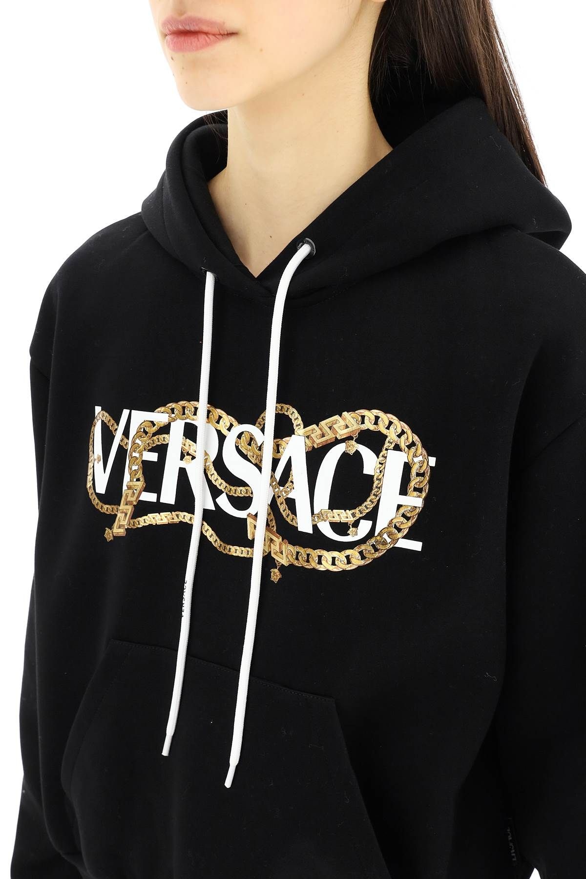 CHAIN LOGO HOODIE - 5