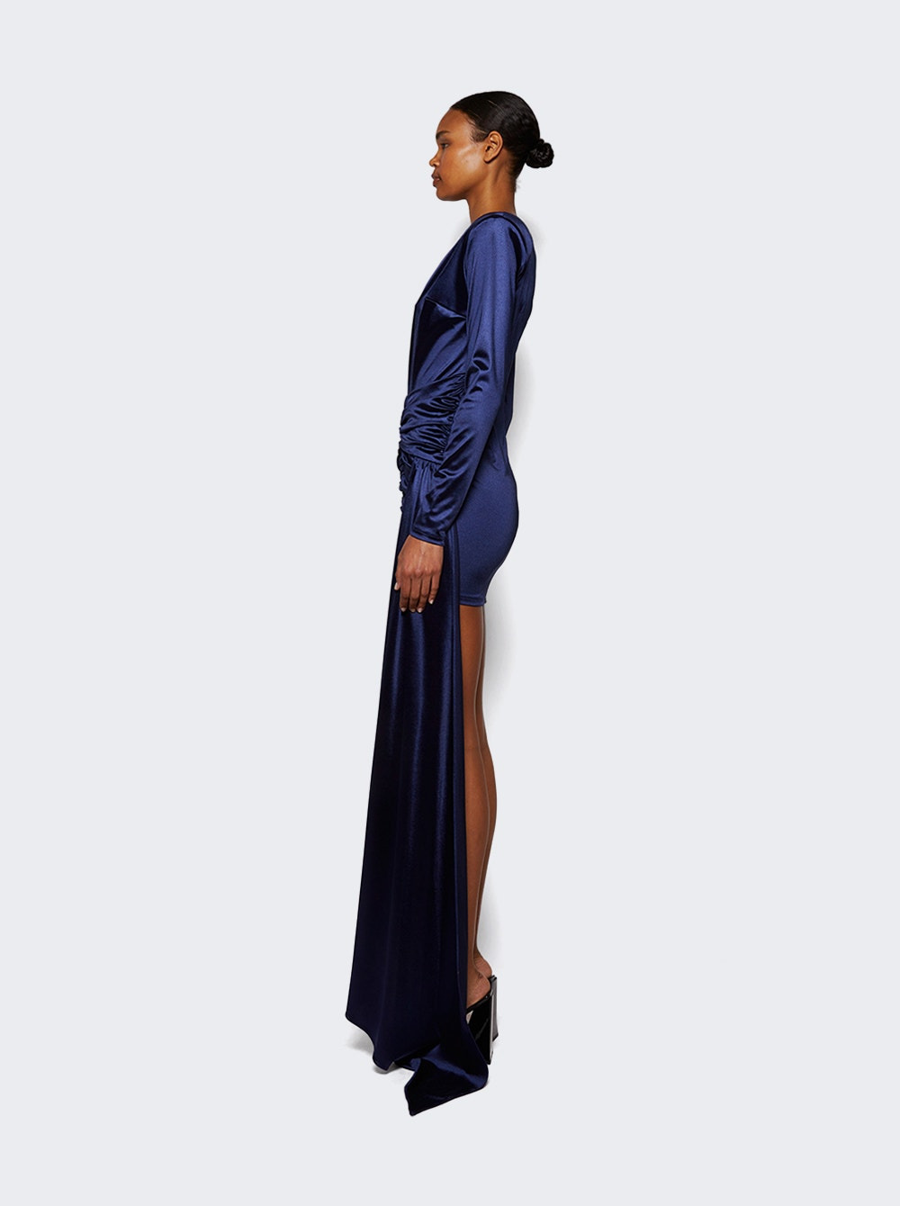 Azure Mini Dress Obscure Blue - 4