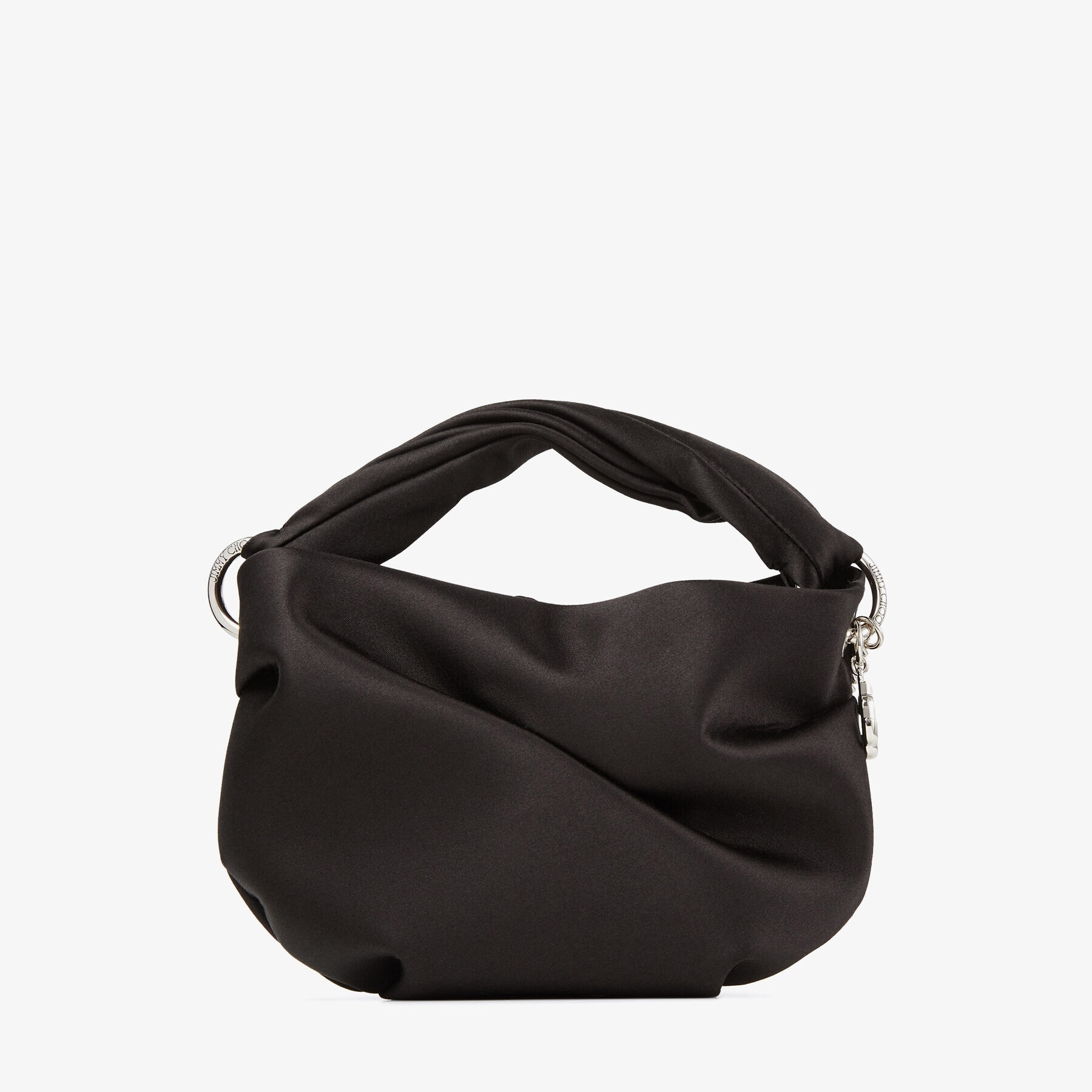 Bonny
Black Satin Bag with Twisted Handle - 1