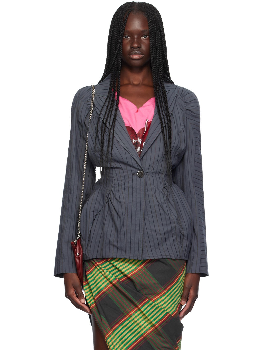 Gray Cloud Blazer - 1