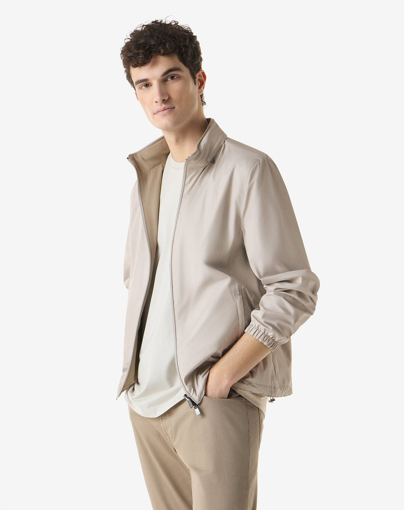 CORNELIANI Grey jacket made from ultra light technical fabric outlook