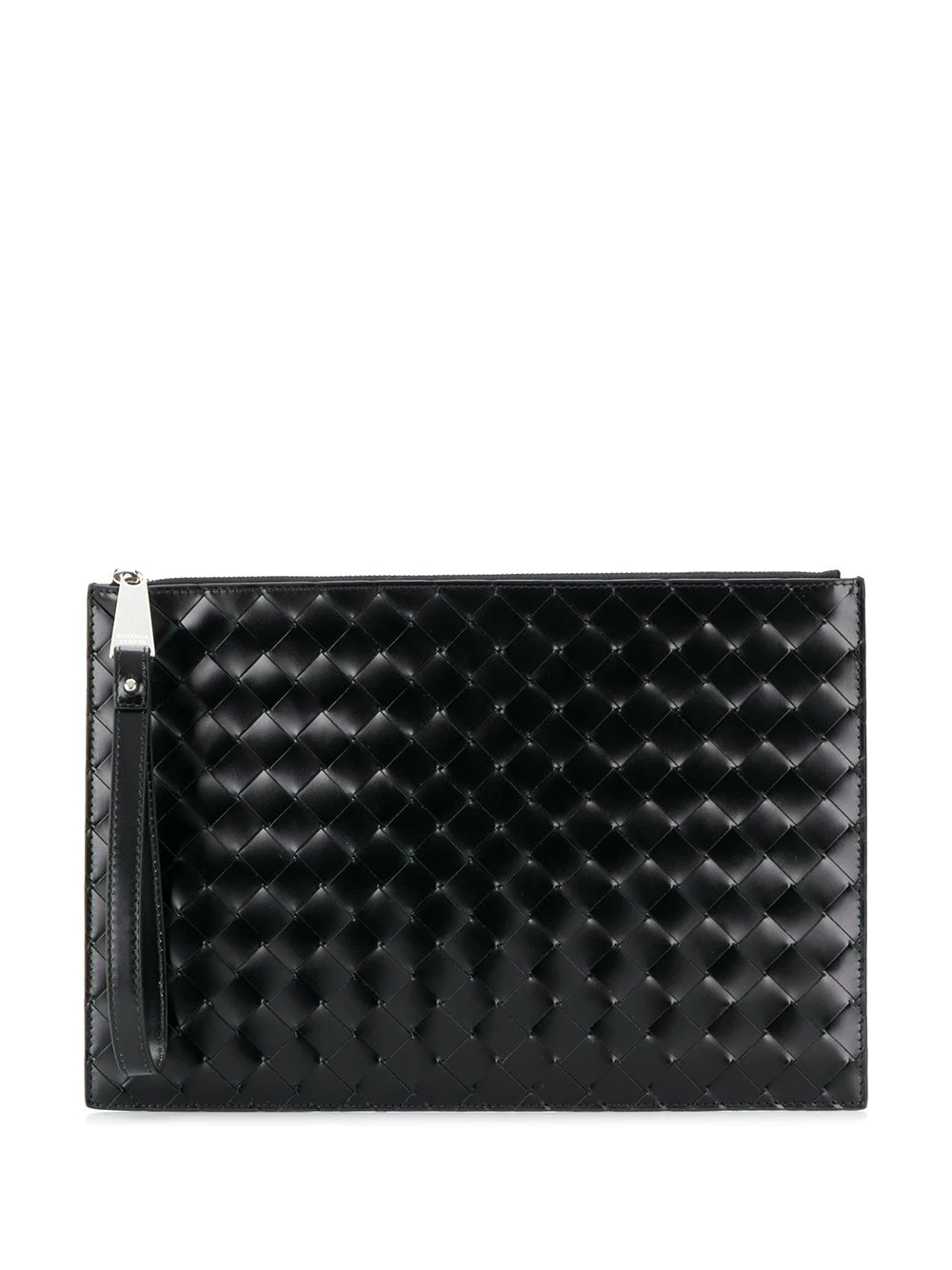 intrecciato weave clutch - 1