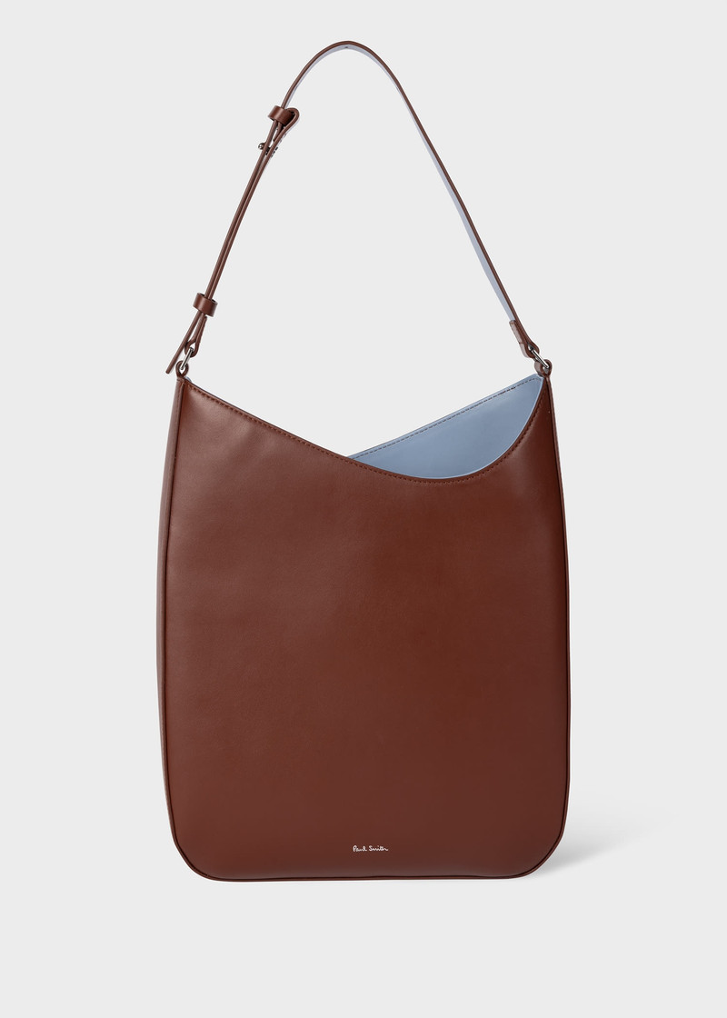 Brown Leather Tote Bag 1