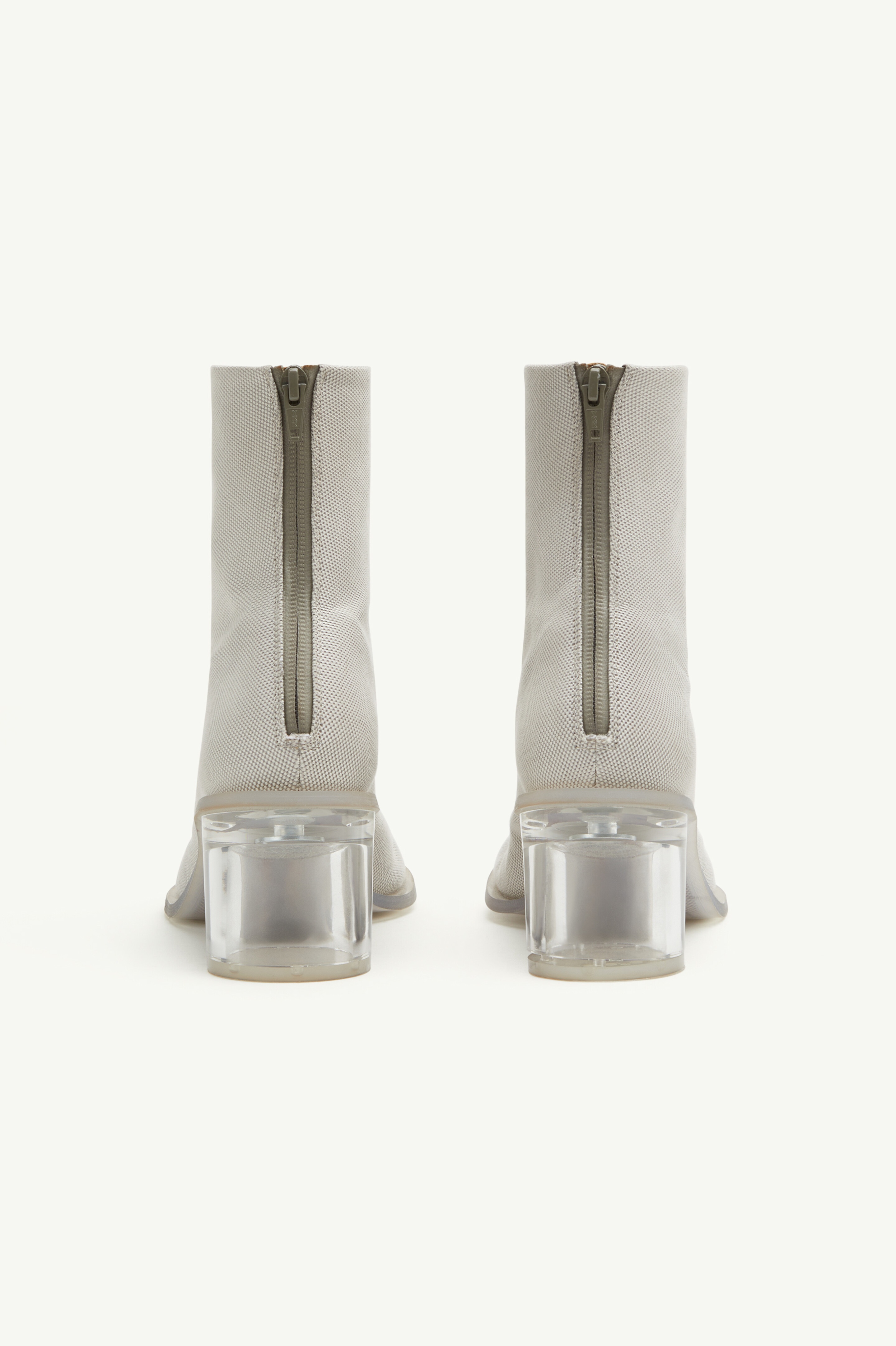 Anatomic Transparent Heeled Ankle Boots - 3