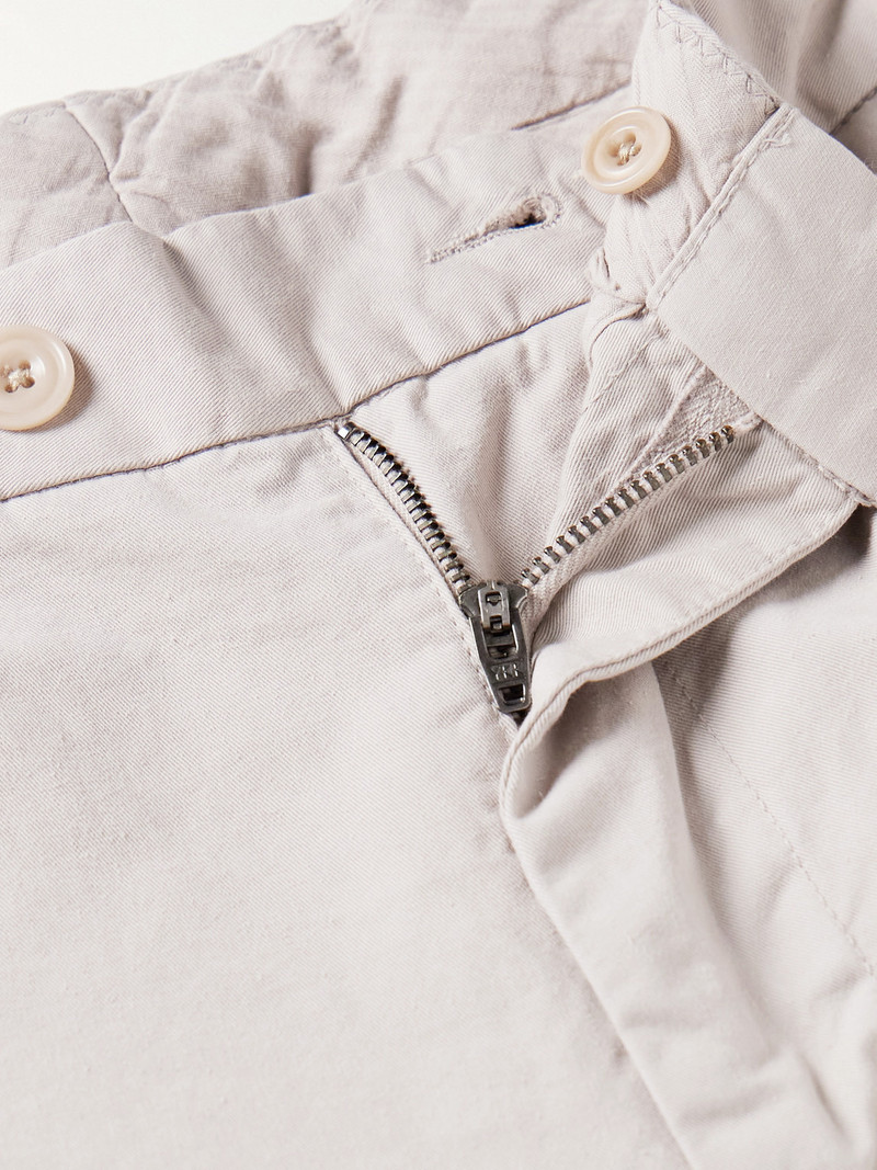 Taylor Straight-Leg Cotton-Gabardine Trousers 6