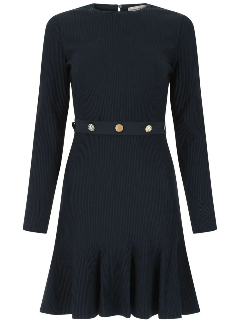 ribbed-knit mini dress - 1