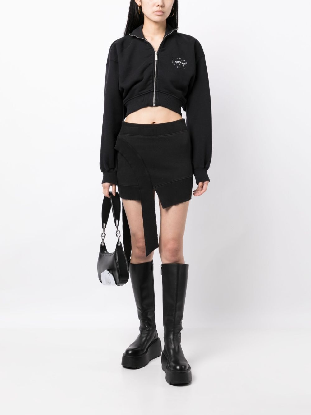 Arrows cropped sweatshirt - 2