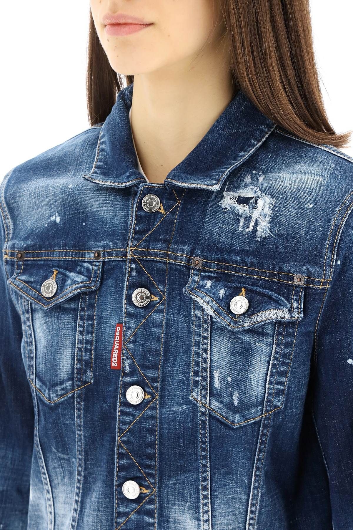 'ICON' PRINT JEAN JACKET - 5