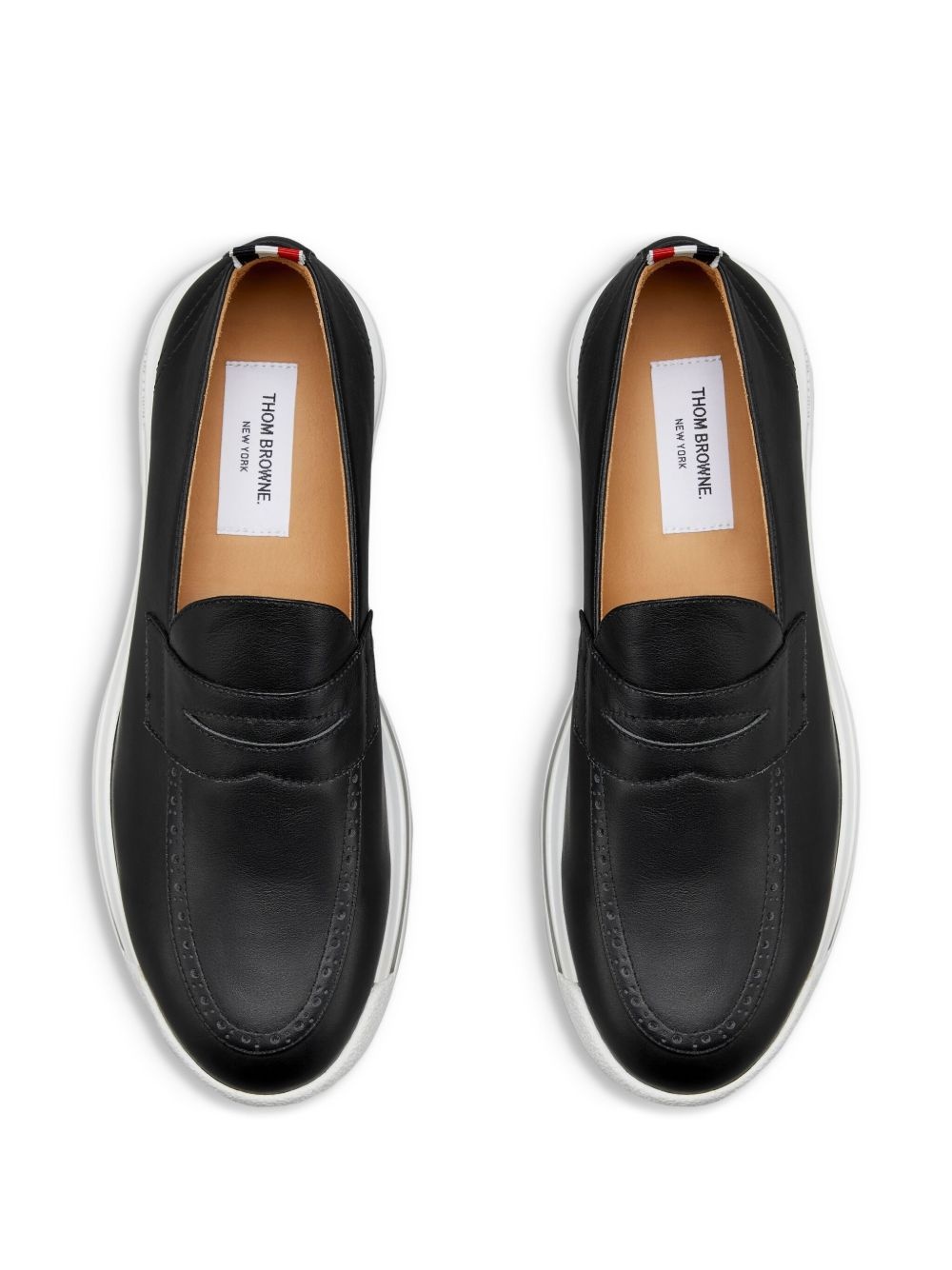 leather loafer sneakers - 3