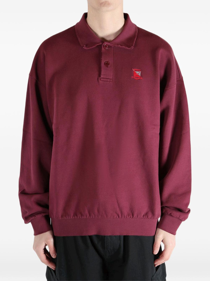 VETEMENTS embroidered polo shirt outlook