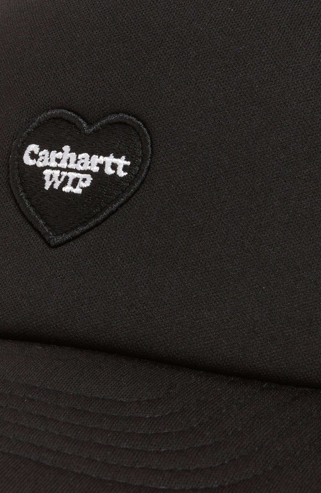 Carhartt Work In Progress Heart Patch Trucker Hat in Black at Nordstrom - 3