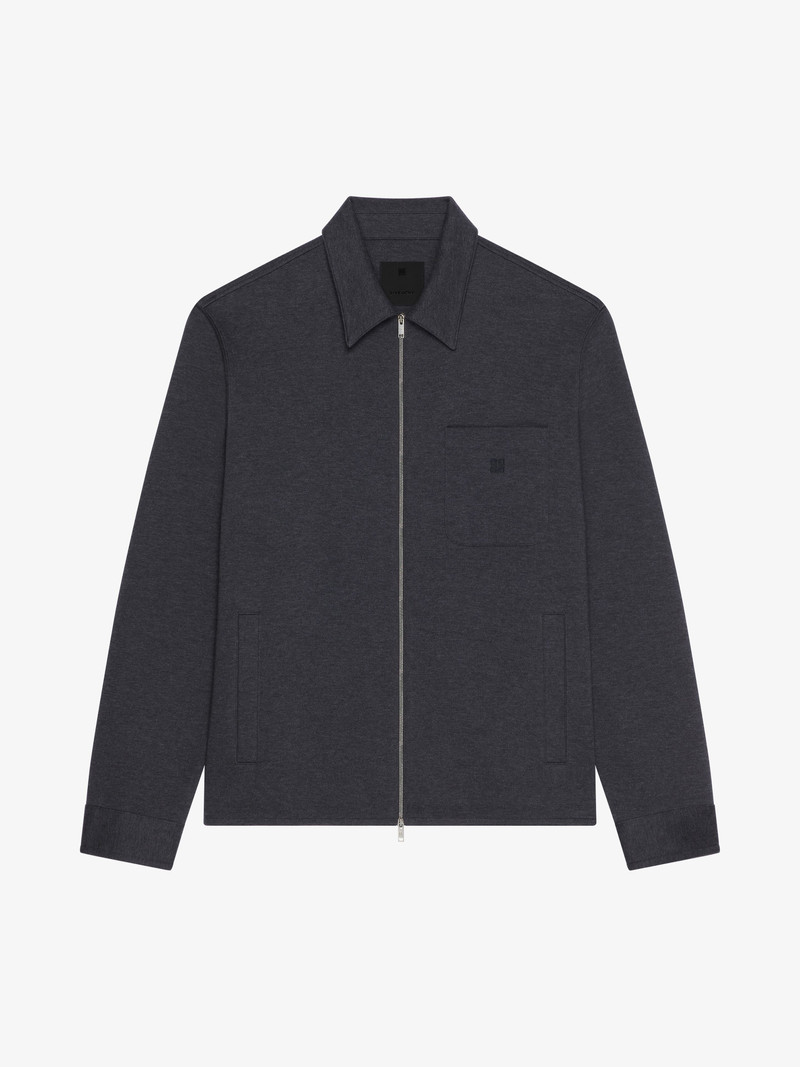 ZIPPED SHIRT IN FLEECE - 1
